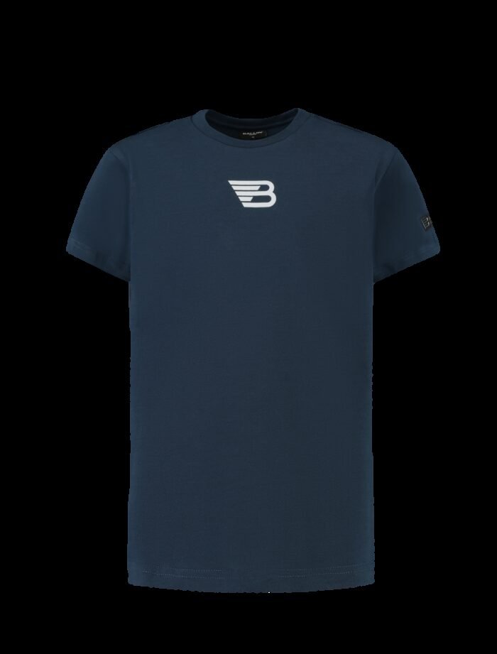 Ballin T-shirt met logo - Navy blauw Ballin T-shirt met logo - Navy blauwMateriaal