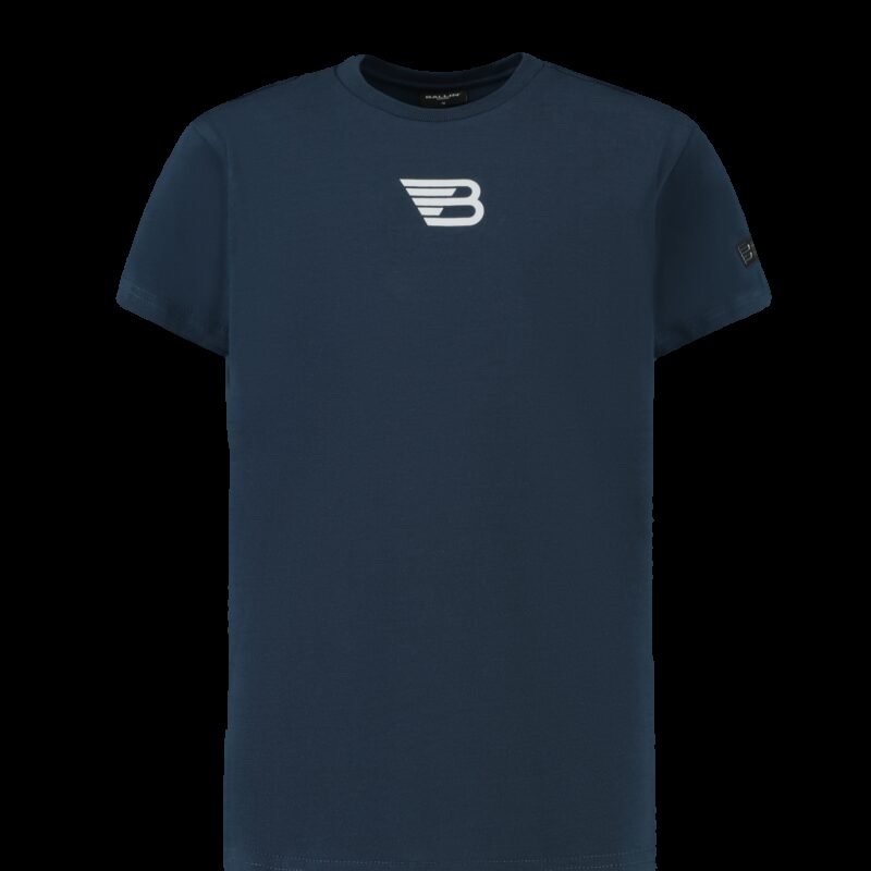 Ballin T-shirt met logo - Navy blauw Ballin T-shirt met logo - Navy blauwMateriaal