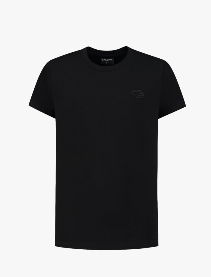 Ballin T-shirt met logo - Zwart Ballin T-shirt met logo - ZwartMateriaal