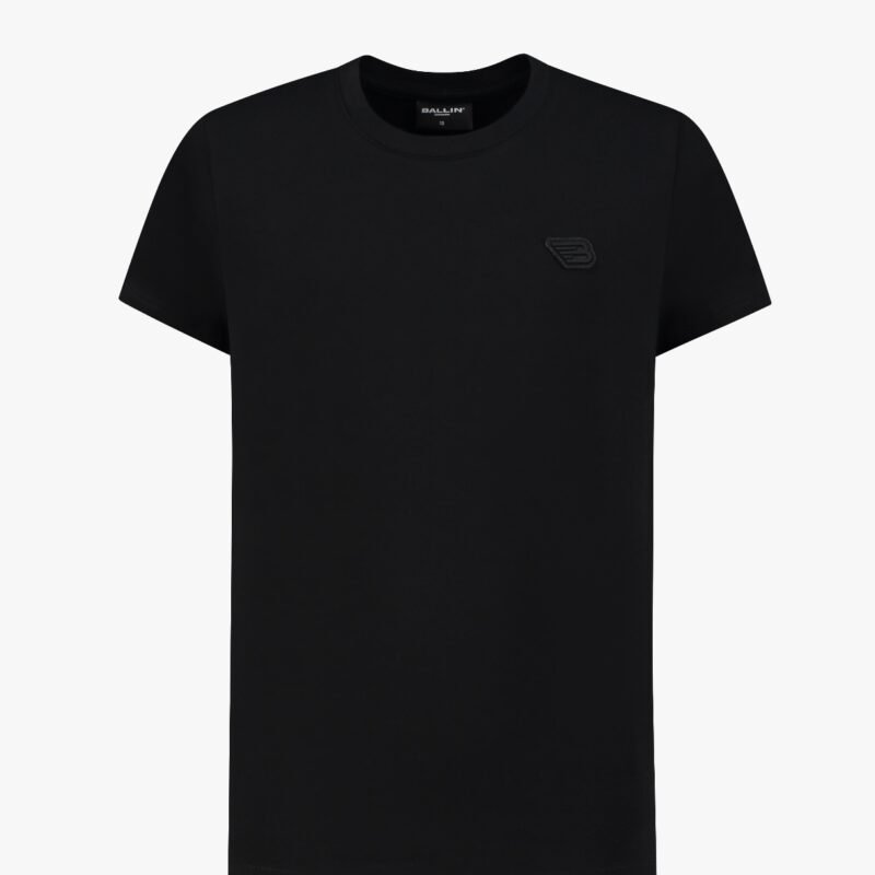 Ballin T-shirt met logo - Zwart Ballin T-shirt met logo - ZwartMateriaal