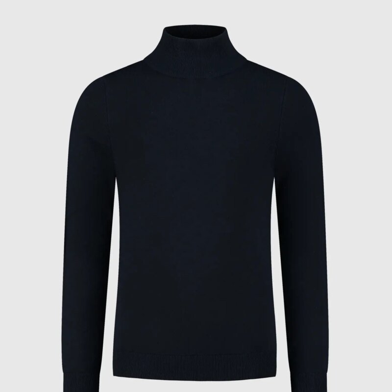 Ballin Trui gebreid regular fit - Navy blauw Ballin Trui gebreid regular fit - Navy blauwMateriaal