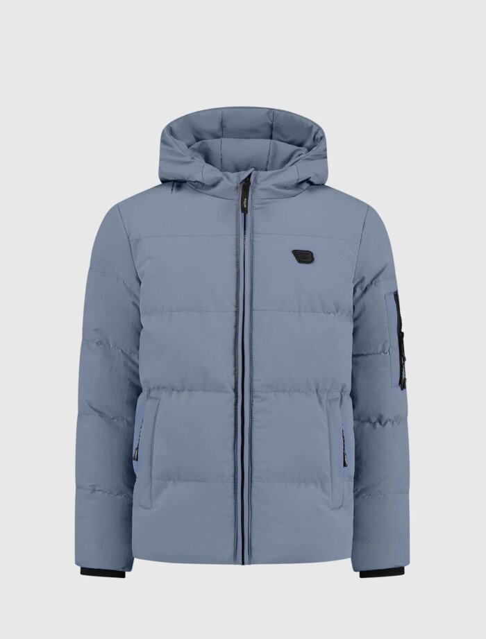 Ballin Winterjas padded regular fit - Blauw Ballin Winterjas padded regular fit - BlauwMateriaal