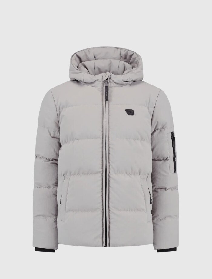 Ballin Winterjas padded regular fit - Grijs Ballin Winterjas padded regular fit - GrijsMateriaal