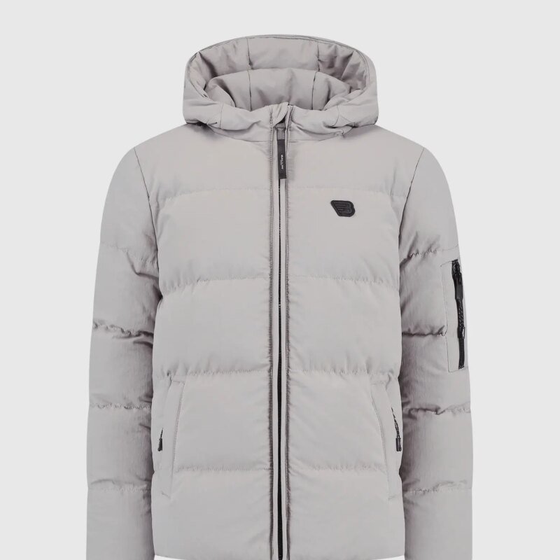 Ballin Winterjas padded regular fit - Grijs Ballin Winterjas padded regular fit - GrijsMateriaal