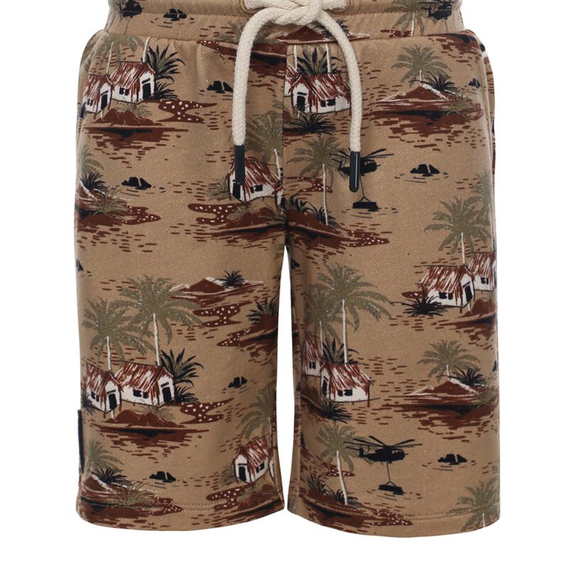Common Heroes Jongens sweat short - Jungle zand Common Heroes Jongens sweat short - Jungle zand87% Cotton 13% Polyester