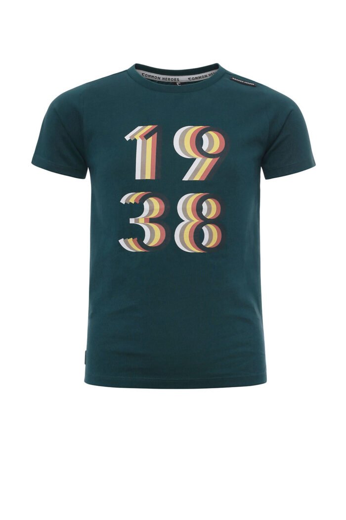 Common Heroes Jongens t-shirt - Ocean groen Common Heroes Jongens t-shirt - Ocean groen 100% Cotton