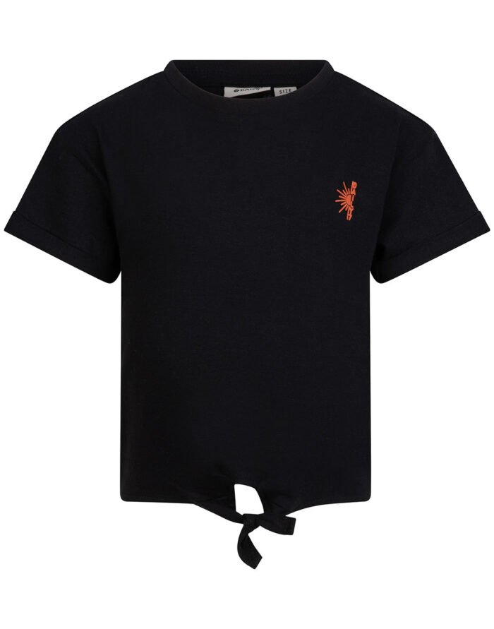 Daily7 Meisjes t-shirt print - Zwart Daily7 Meisjes t-shirt print - Zwart