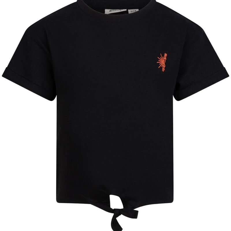 Daily7 Meisjes t-shirt print - Zwart Daily7 Meisjes t-shirt print - Zwart
