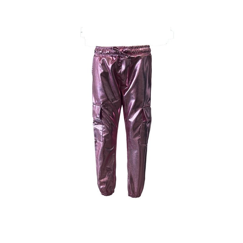 Dutch Dream denim Meisjes cargo broek - Mimi - Metallic roze Dutch Dream Denim Meisjes cargo broek - Mimi - Metallic rozeMateriaal