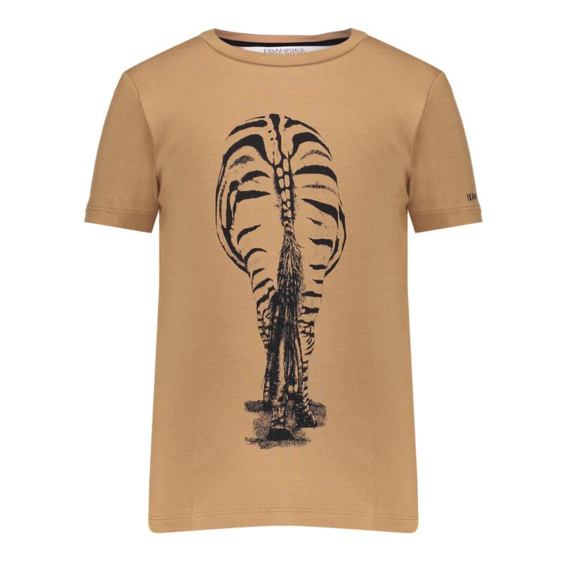 Frankie & Friends Meisjes shirt - Baboon - Cool bruin Frankie & Friends Meisjes shirt - Baboon - Cool bruin