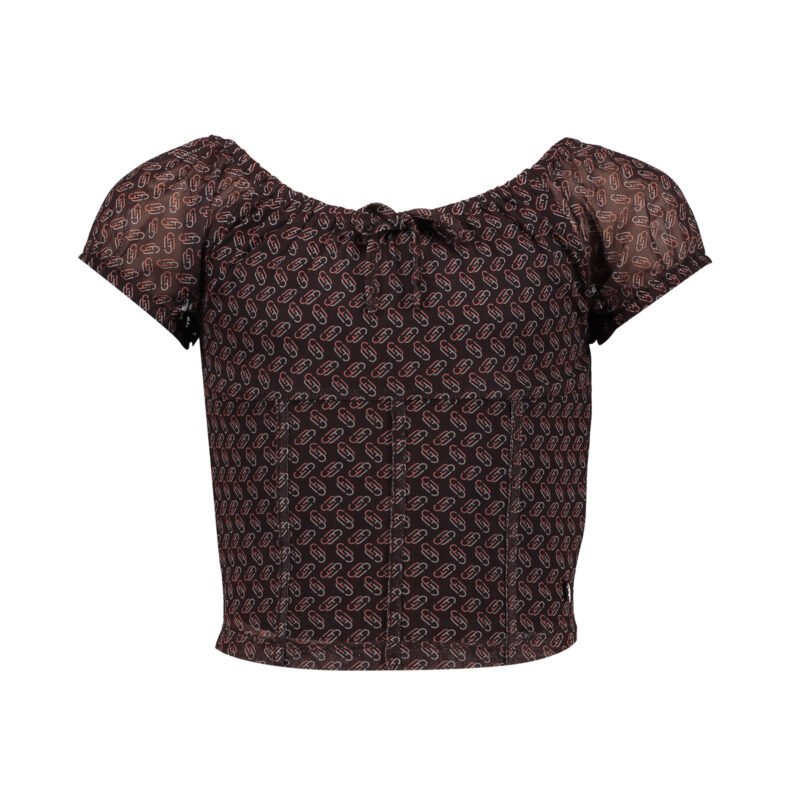 Frankie & Liberty Meisjes blouse - Hilde - Print madarin/chocolade Frankie & Liberty Meisjes blouse - Hilde - Print madarin/chocolade92% Polyester