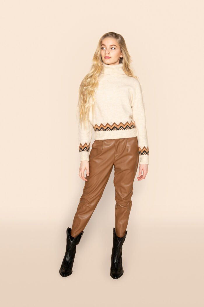 Frankie & Liberty Meisjes broek - Angie - Tan Frankie & Liberty Meisjes broek - Angie - Tan