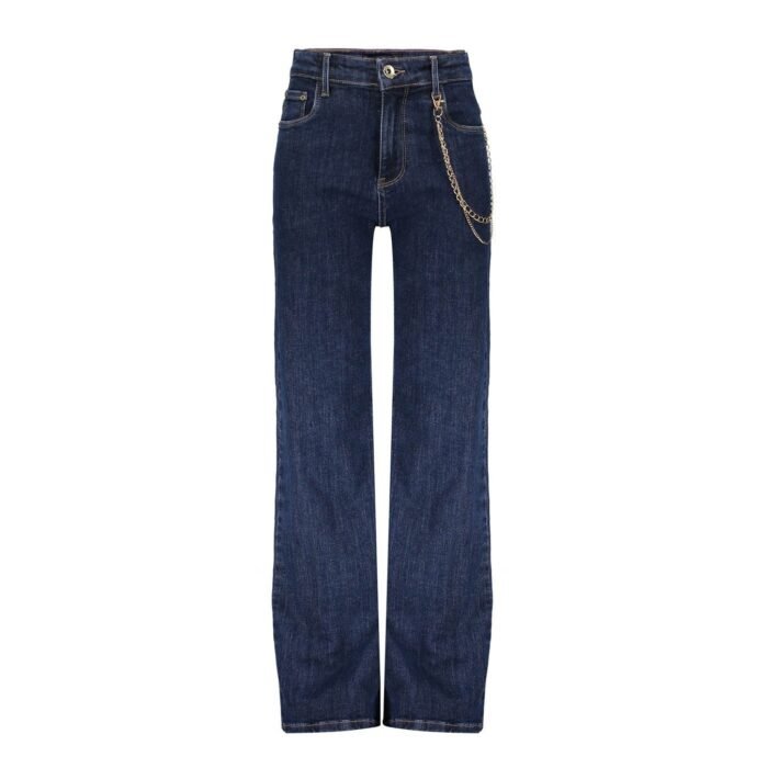 Frankie & Liberty Meisjes broek - Attitude Wide Leg - Dark Denim Frankie & Liberty Meisjes broek - Attitude Wide Leg - Dark DenimMateriaal