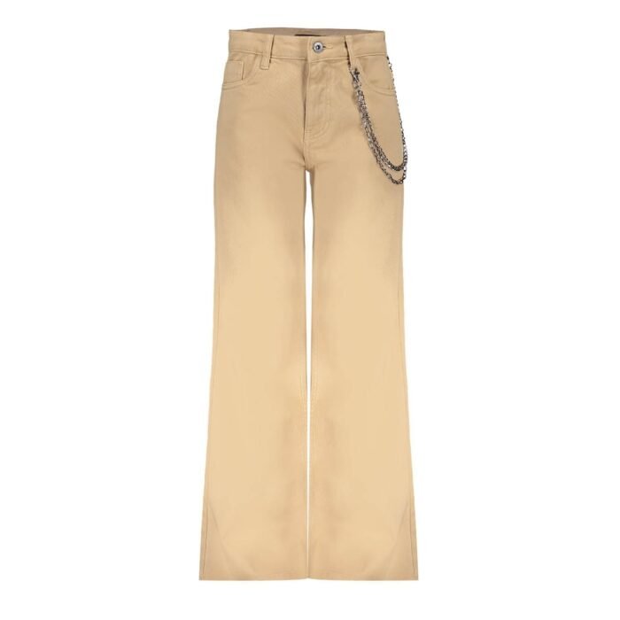 Frankie & Liberty Meisjes broek - Attitude Wide Leg Oversized - Toffee Sand Frankie & Liberty Meisjes broek - Attitude Wide Leg Oversized - Toffee SandMateriaal