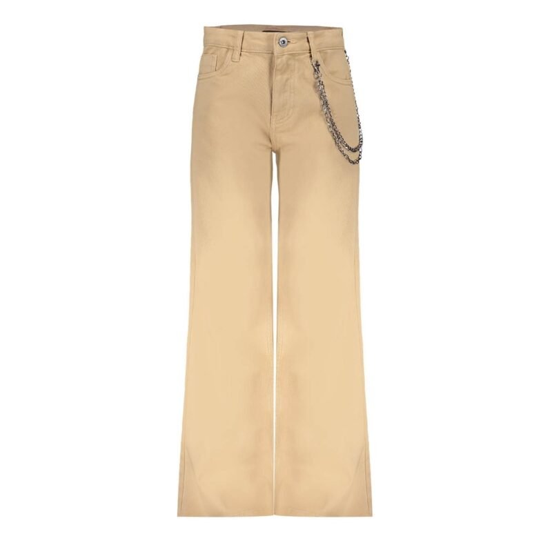 Frankie & Liberty Meisjes broek - Attitude Wide Leg Oversized - Toffee Sand Frankie & Liberty Meisjes broek - Attitude Wide Leg Oversized - Toffee SandMateriaal