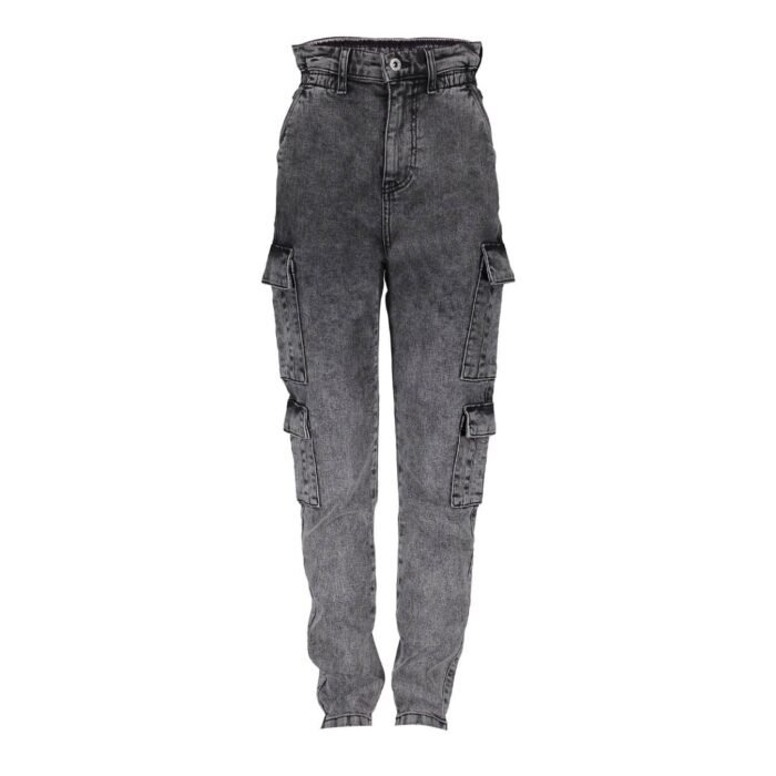 Frankie & Liberty Meisjes broek - Bird Cargo - Dark Grey Denim Frankie & Liberty Meisjes broek - Bird Cargo - Dark Grey DenimMateriaal