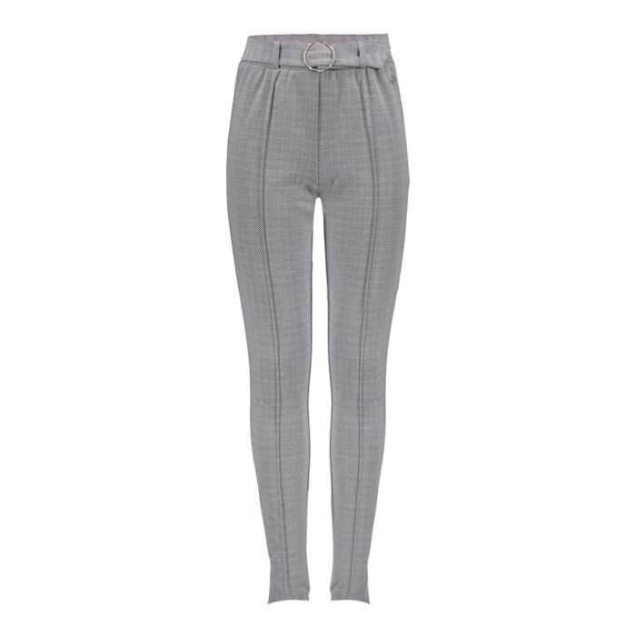 Frankie & Liberty Meisjes broek - Chelsie - Zwart/wit geruit Frankie & Liberty Meisjes broek - Chelsie - Zwart/wit geruit