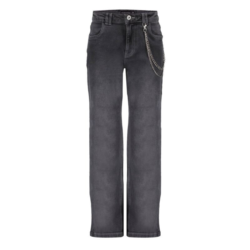 Frankie & Liberty Meisjes broek - Frankie Straight Leg - 03.3 Off Black Frankie & Liberty Meisjes broek - Frankie Straight Leg - 03.3 Off BlackMateriaal