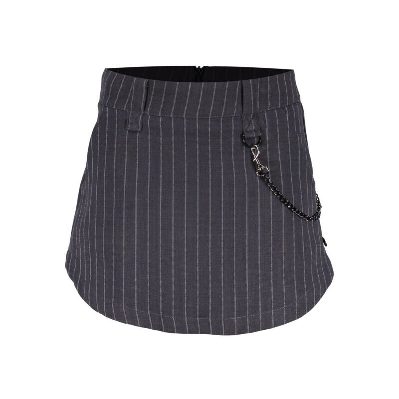 Frankie & Liberty Meisjes broek/rok - Paris - Stripes Dark Grey/ Off White Frankie & Liberty Meisjes broek/rok - Paris - Stripes Dark Grey/ Off WhiteMateriaal
