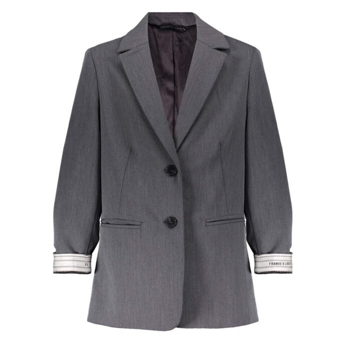 Frankie & Liberty Meisjes jasje - Pixie - 04.4 Dark Warm Grey Frankie & Liberty Meisjes jasje - Pixie - 04.4 Dark Warm GreyMateriaal