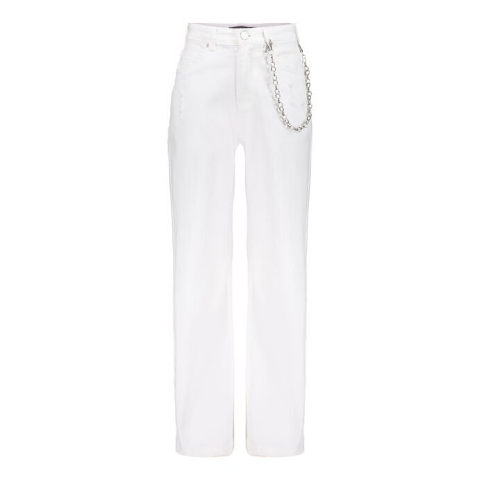 Frankie & Liberty Meisjes jeans broek straight leg - Frankie - Krijt wit denim Frankie & Liberty Meisjes jeans broek straight leg - Frankie - Krijt wit denimMateriaal 97% COTTON/3% ELASTANE