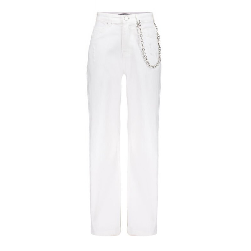Frankie & Liberty Meisjes jeans broek straight leg - Frankie - Krijt wit denim Frankie & Liberty Meisjes jeans broek straight leg - Frankie - Krijt wit denimMateriaal 97% COTTON/3% ELASTANE