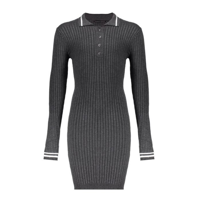 Frankie & Liberty Meisjes jurk - Paige - 04.4 Dark Warm Grey Frankie & Liberty Meisjes jurk - Paige - 04.4 Dark Warm GreyMateriaal