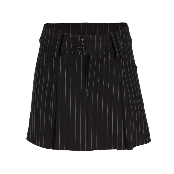 Frankie & Liberty Meisjes rok - Emily - Zwart / ice gestreept Frankie & Liberty Meisjes rok - Emily - Zwart / ice gestreeptMateriaal