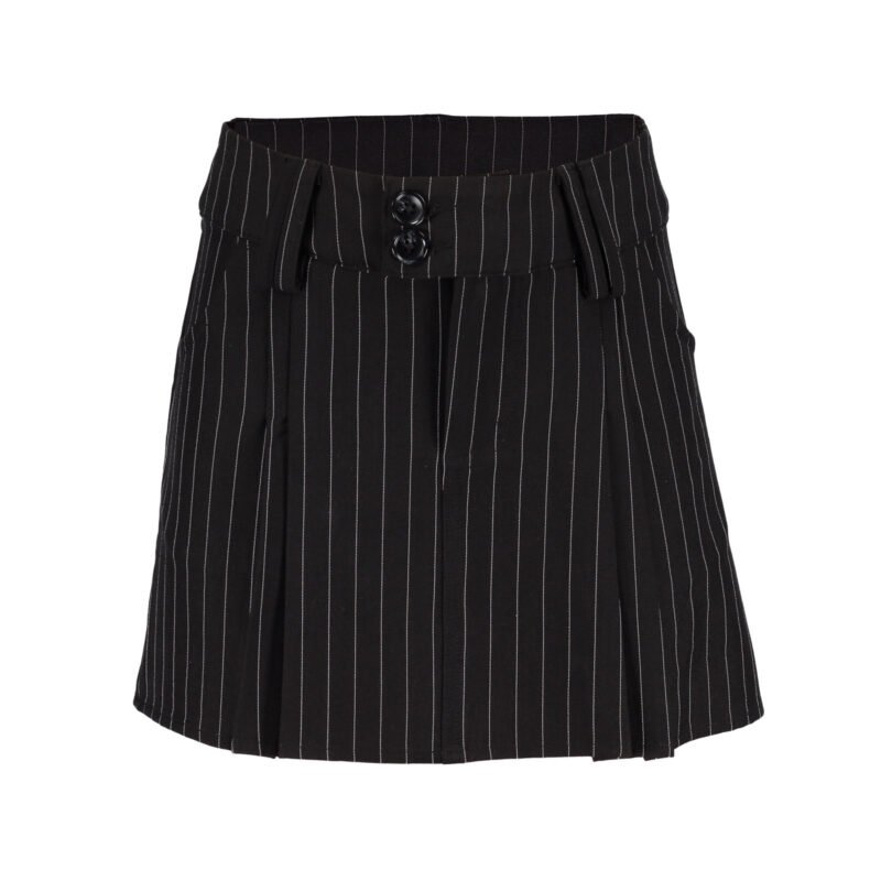 Frankie & Liberty Meisjes rok - Emily - Zwart / ice gestreept Frankie & Liberty Meisjes rok - Emily - Zwart / ice gestreeptMateriaal