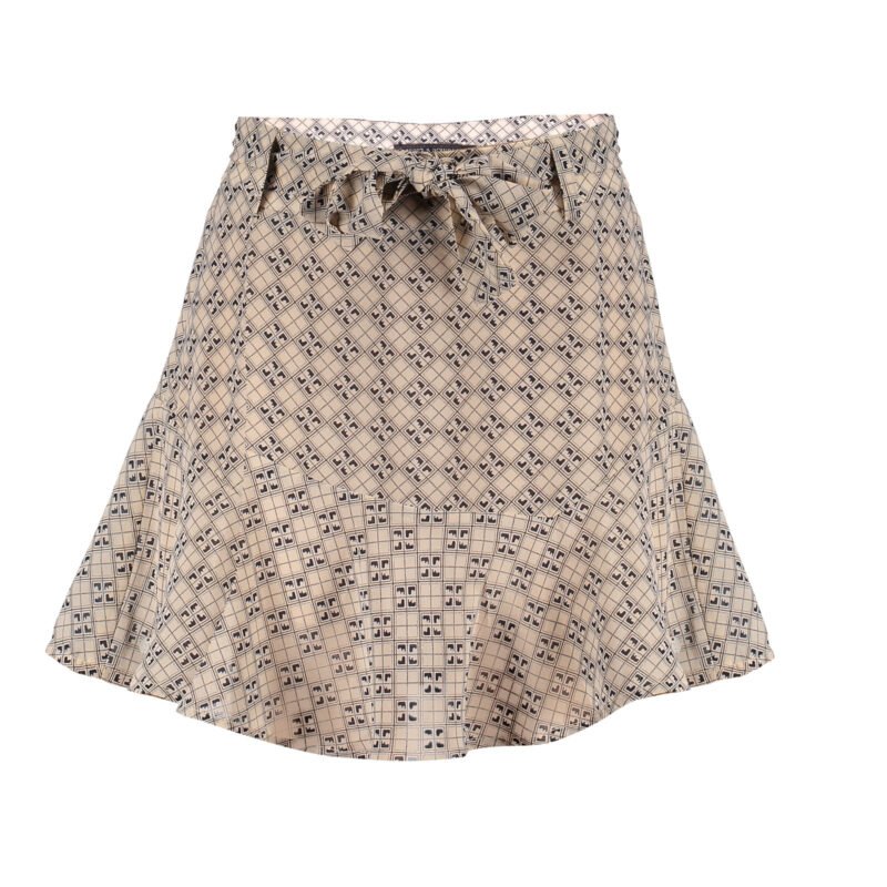 Frankie & Liberty Meisjes rok - Molly - Zwart / abrikoos print Frankie & Liberty Meisjes rok - Molly - Zwart / abrikoos printMateriaal 100% POLYESTER