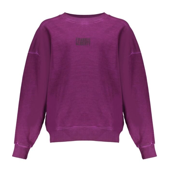 Frankie & Liberty Meisjes sweat shirt - Paris - Purple Pink Frankie & Liberty Meisjes sweat shirt - Paris - Purple PinkMateriaal