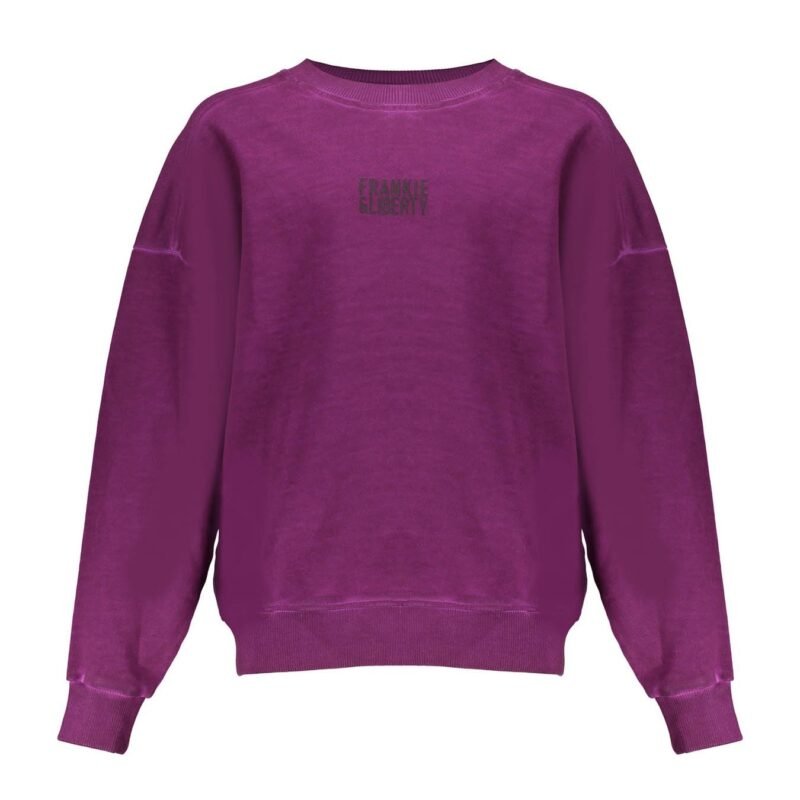 Frankie & Liberty Meisjes sweat shirt - Paris - Purple Pink Frankie & Liberty Meisjes sweat shirt - Paris - Purple PinkMateriaal