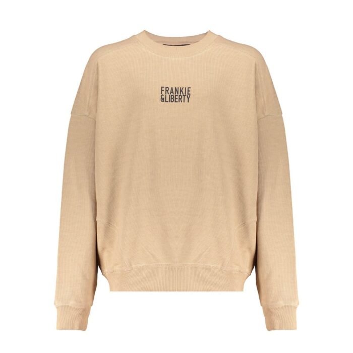 Frankie & Liberty Meisjes sweat shirt - Paris - Toffee Sand Frankie & Liberty Meisjes sweat shirt - Paris - Toffee SandMateriaal