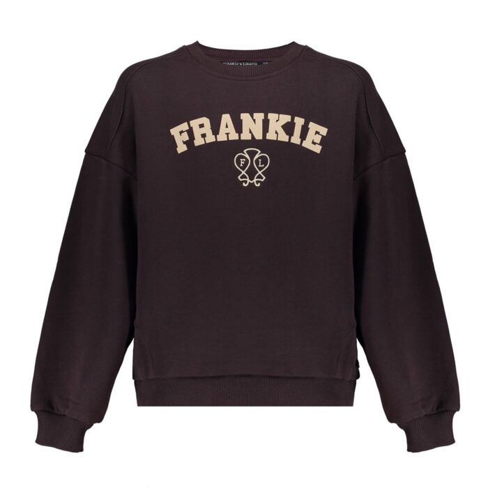 Frankie & Liberty Meisjes sweat shirt - Phoebe - 15.2 Cool Brown Frankie & Liberty Meisjes sweat shirt - Phoebe - 15.2 Cool BrownMateriaal