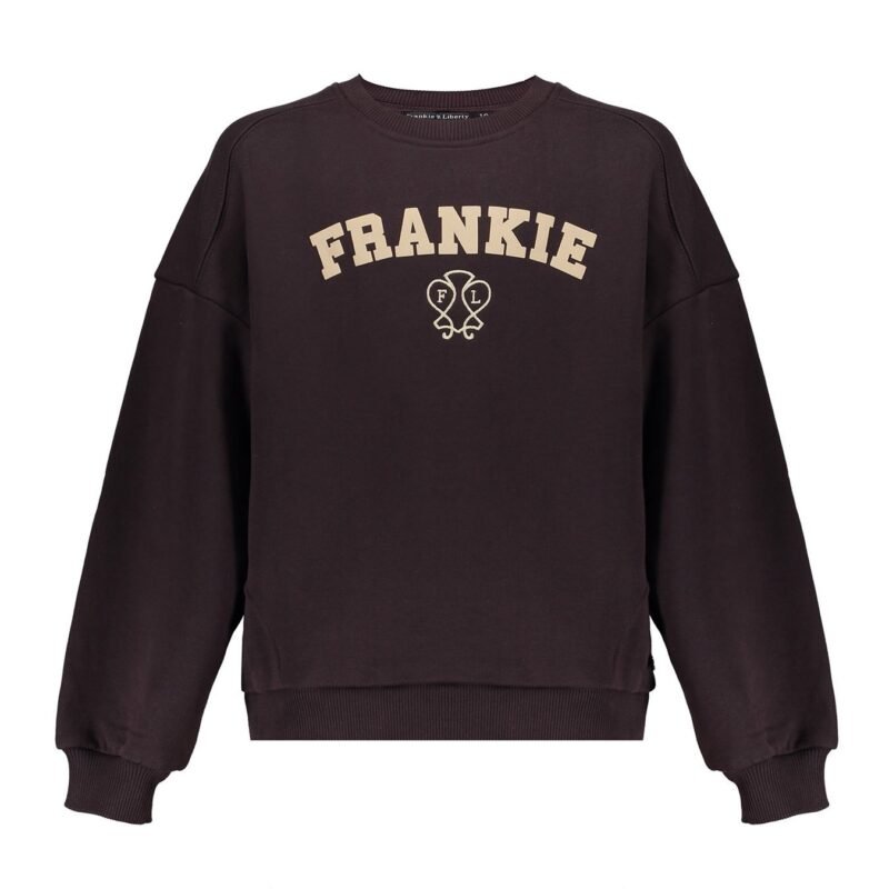 Frankie & Liberty Meisjes sweat shirt - Phoebe - 15.2 Cool Brown Frankie & Liberty Meisjes sweat shirt - Phoebe - 15.2 Cool BrownMateriaal