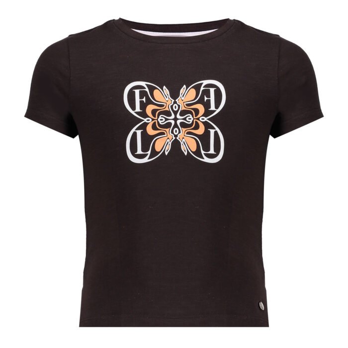 Frankie & Liberty Meisjes t-shirt - Hilary - Chocolade bruin Frankie & Liberty Meisjes t-shirt - Hilary - Chocolade bruin