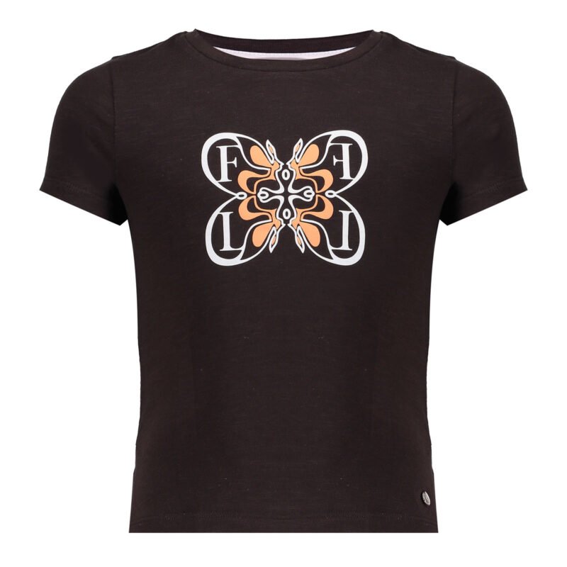 Frankie & Liberty Meisjes t-shirt - Hilary - Chocolade bruin Frankie & Liberty Meisjes t-shirt - Hilary - Chocolade bruin