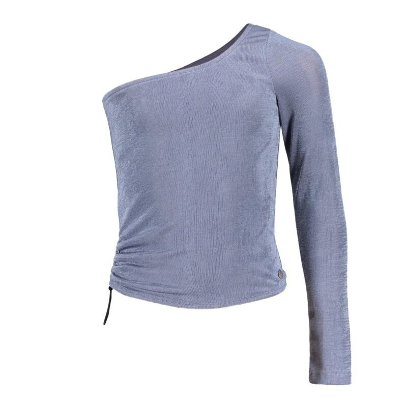 Frankie & Liberty Meisjes top - Margot - Dusty blauw Frankie & Liberty Meisjes top - Margot - Dusty blauwMateriaal 95% POLYESTER 5% SPANDEX