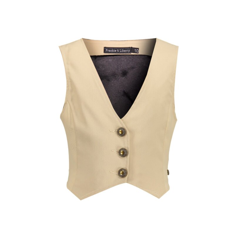 Frankie & Liberty Meisjes vest - Kendall - Zand Frankie & Liberty Meisjes vest - Kendall - ZandMateriaal 100% POLYESTER