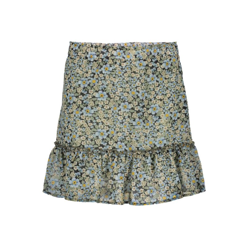 Geisha Meisjes rok - Blauw bloemen Geisha Meisjes rok - Blauw bloemen100% viscose