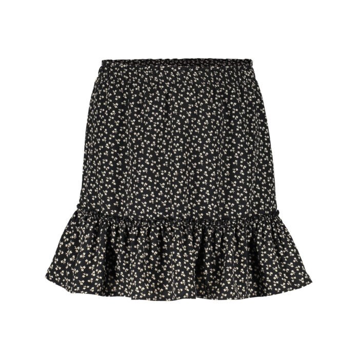 Geisha Meisjes rok - Bloem - Zwart / Zand Geisha Meisjes rok - Bloem - Zwart / Zand 100% polyester