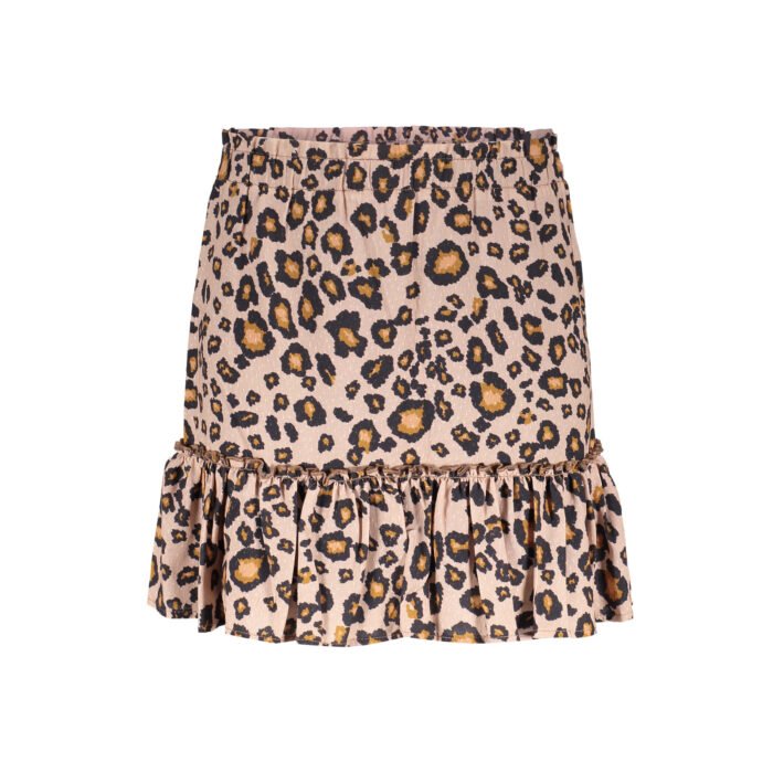 Geisha Meisjes rok - Panter - Zand / Zwart Geisha Meisjes rok - Panter - Zand / Zwart 96% viscose / 4% elastane