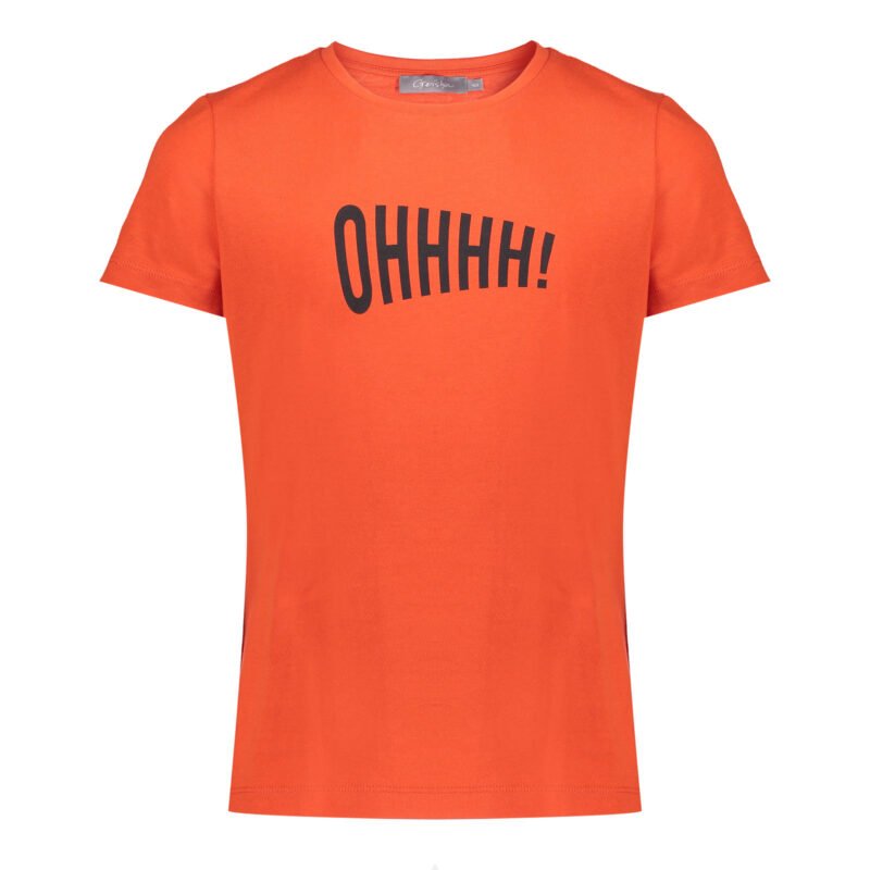 Geisha Meisjes t-shirt 'ohhhh!' - Koraal Geisha Meisjes t-shirt 'ohhhh!' - Koraal100% cotton