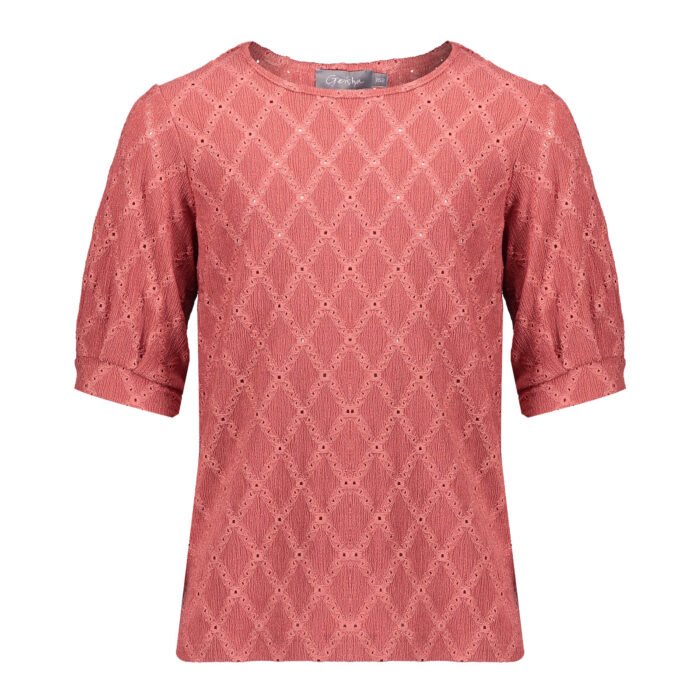 Geisha Meisjes top - Rabarber Geisha Meisjes top - Rabarber99% polyester / 1% Lycra