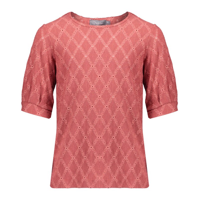 Geisha Meisjes top - Rabarber Geisha Meisjes top - Rabarber99% polyester / 1% Lycra