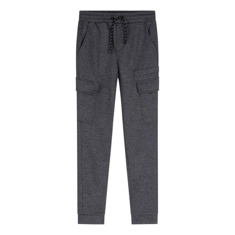 Indian Blue Jeans Jongens cargo broek twill stretch - Antraciet Indian Blue Jeans Jongens cargo broek twill stretch - AntracietMateriaal 68% Polyester/ 27% Viscose/ 5% Elastane