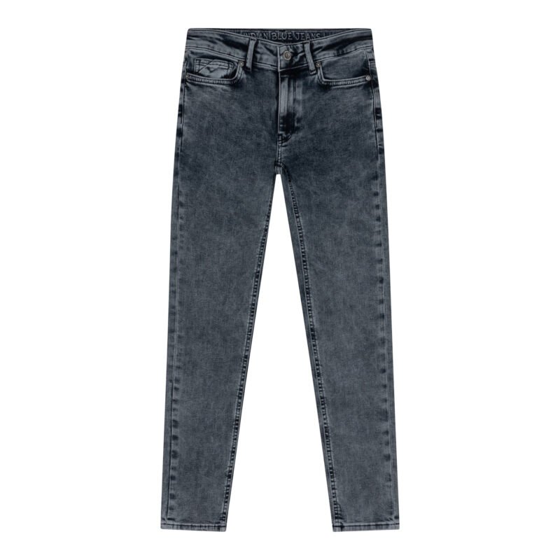 Indian Blue Jeans Jongens jeans broek skinny fit - Blauw grijs denim Indian Blue Jeans Jongens jeans broek skinny fit - Blauw grijs denimMateriaal 92% Cotton/ 6% Polyester/ 2% Elastane