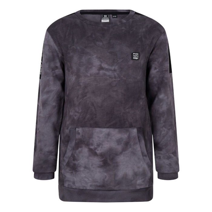 Indian Blue Jeans Jongens sweater tie dye - Mink grijs Indian Blue Jeans Jongens sweater tie dye - Mink grijs100% Cotton