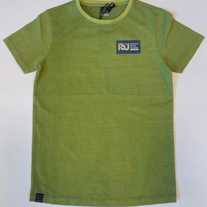 Indian Blue Jeans Jongens t-shirt - Fresh army groen Indian Blue Jeans Jongens t-shirt - Fresh army groenMateriaal 95% Organic Cotton/5% Elastane