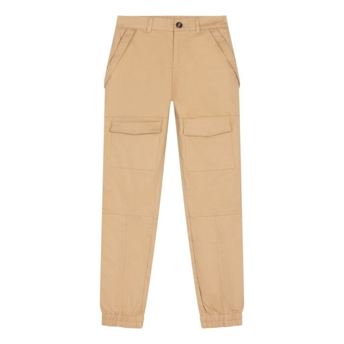 Indian Blue Jeans Meisjes cargo broek - Warm zand Indian Blue Jeans Meisjes cargo broek - Warm zandMateriaal 70% Polyester/ 30% Cotton